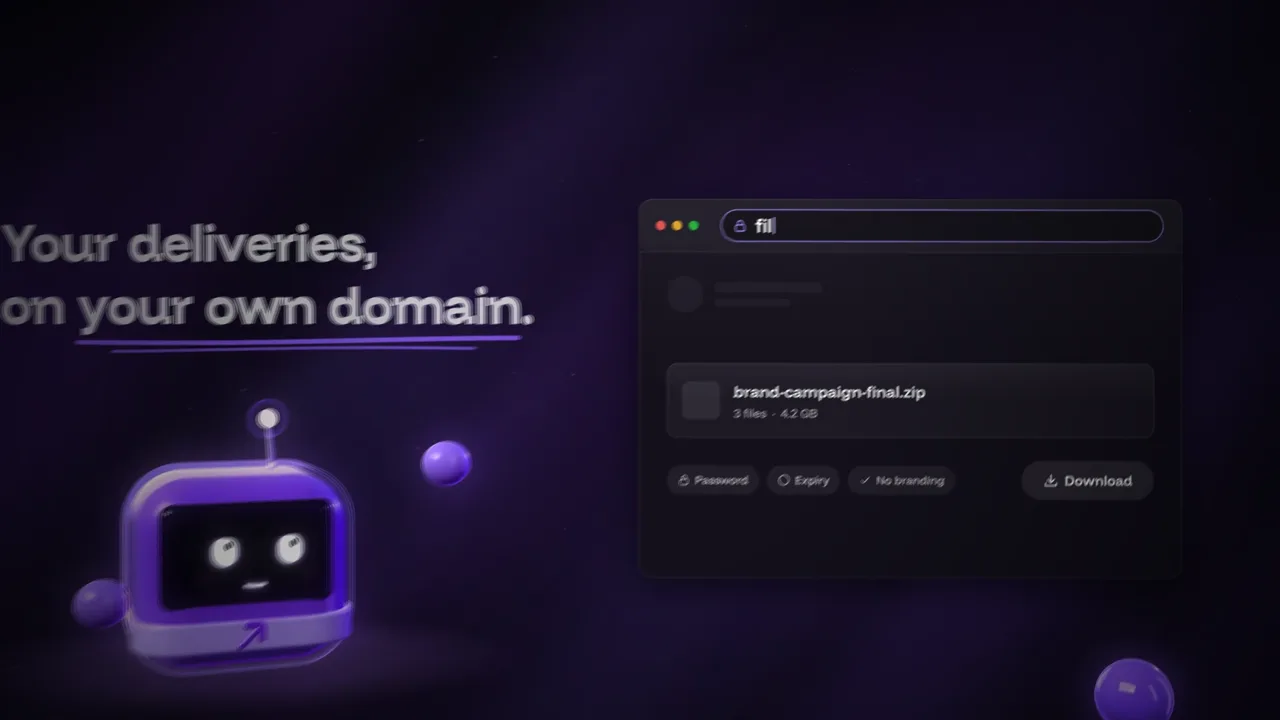 BulkShare: branded file delivery on your own domain, with open tracking